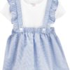 Conjunto 2 Peças Babado Carter's - Azul